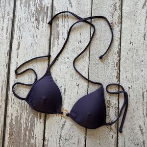 CIA MARITIMA Beachwear Roxo Bikini Top - Sz L